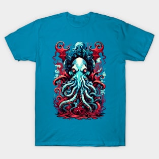 Monster Octopus  illustration Lover T-Shirt